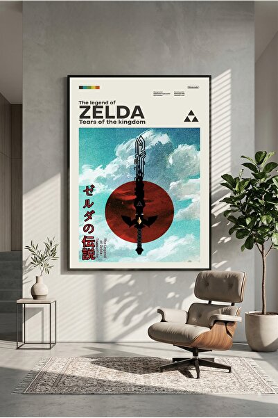 postercraft The Legend of Zelda Tears of the Kingdom Wooden Table Poster (Unf...