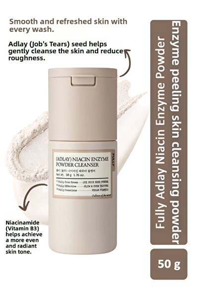 FULLY Adlay Niacin Enzyme Powder Cleanser - Enzyme Peeling Cleansing Powder 5...
