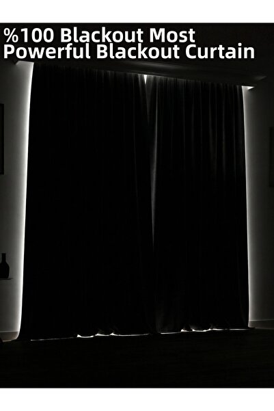 Perle Super Blackout Series Night Black Color Light Proof Extra ενισχυμένη κο...