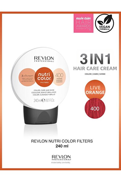 Revlon Professional قناع الشعر نوتري كولور فلترز 400 تانجرين – قناع مجدد للون...