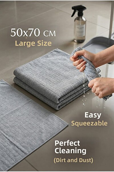 SİHİRLİ MOP (1 Τεμάχιο) Πανί Επιδαπέδιου Μεγάλου Μεγέθους 50*70 εκ. Το πιο άν...