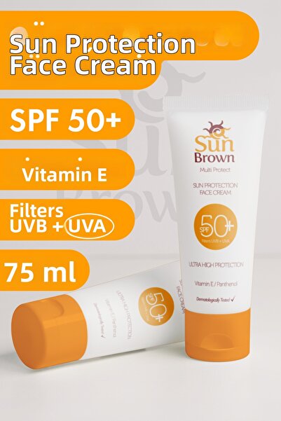Sun Brown Sunscreen Face Cream Spf50 75 ml