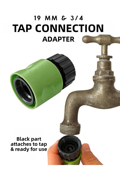 KAYRA LEATHER CRAFT 19 mm (3/4") Female Fountain Faucet Connection Adapter - ...