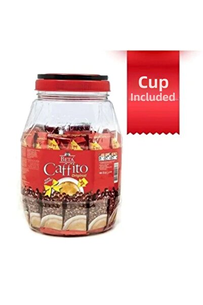 5M AHŞAP DEKOR Caffito 3 in 1 Coffee Pet Jar 36 Pieces X 18 g (with Mug Gift)