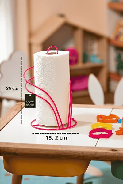 Edora Home Suport pentru prosoape de hârtie Pink Swan Suport pentru prosoape ...