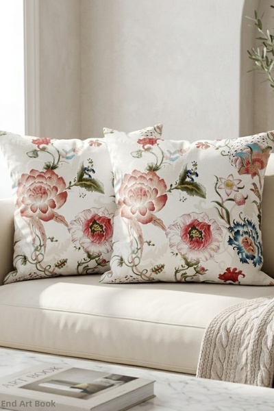 Marielouhome Σετ μαξιλαροθήκες 2 τεμαχίων 45x45 εκ. Ψηφιακά τυπωμένες διακοσμ...