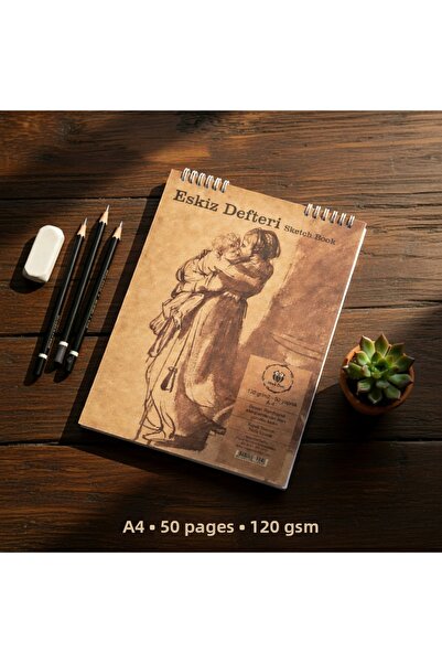 Pagos Yayınları A4/50yp/120grكتاب رسم كراسة الرسم