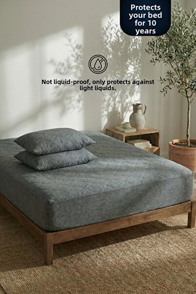 Nart Home Σετ στρώματος και μαξιλαριού κρεβατιού Βαμβακερό καπιτονέ Προστατευ...