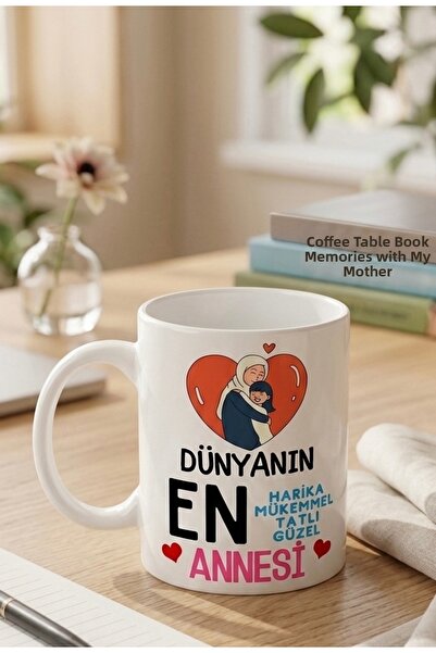 Eylül Design Mother Themed Written Special Design Printed Mug Cup Mother's Da...