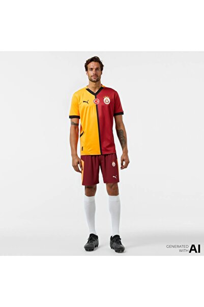 Puma Galatasaray S.K. 25-26 Men's Red Home Football Shorts