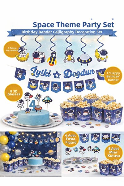 Ege Pastacılık Space Themed Party Set