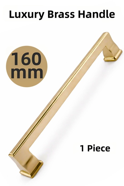 Badem10 Πολυτελής λαβή συρταριού Olifka Albrifin 160 mm Μοντέρνα κομψή σχεδία...