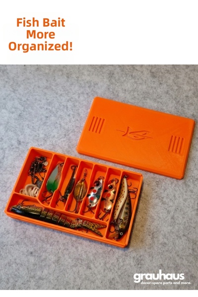 GRAUHAUS Κουτί αποθήκευσης δολωμάτων ψαρέματος Αξεσουάρ για καλάμια ψαρέματος...