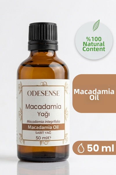 ODESENSE زيت المكاديميا 50 مل، معصور على البارد، طبيعي 100%، زيت نقي للعناية ...