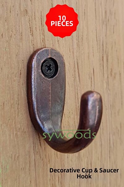 sywoods Big Cup Bijoux Διακοσμητικός Κρεμάστρας Οξείδιο 10 Τεμάχια