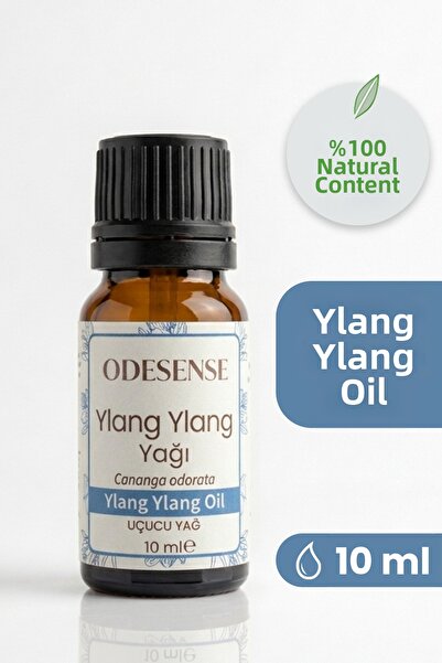 ODESENSE زيت يلانج يلانج العطري 10 مل، طبيعي 100% ونقي، بدون إضافات، مع غطاء ...