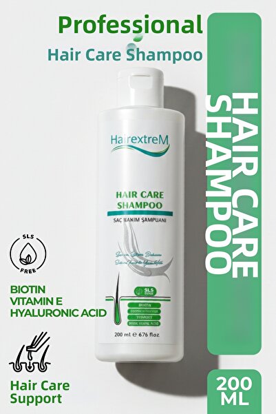 hairextrem شامبو احترافي للعناية بالشعر مضاد للتساقط مع بيوتين خالي من الكبري...
