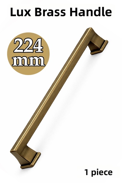 Badem10 LUX OLİFKA Ματ Αντικέ Κίτρινη Λαβή Συρταριού 224 χιλ. Μοντέρνα Σχεδία...