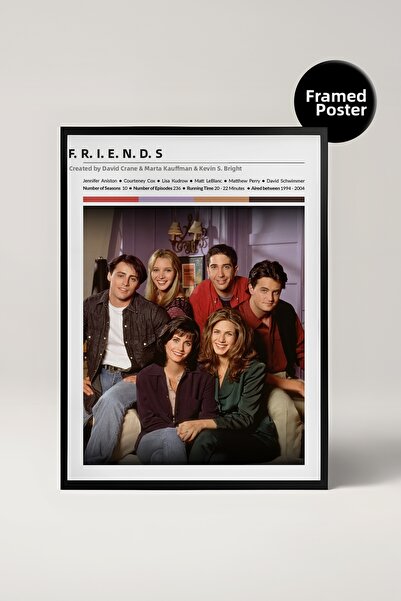House Gorgeous Επιτραπέζια ζωγραφιά με πλαίσιο με σχέδιο της σειράς Friends Α...