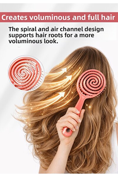 Lotravia 3D Pink Professional Hair Brush