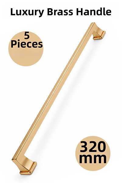 Badem10 OLİFKA Albrifin Λαβή Συρταριού 320 mm 5 Τεμάχια Σετ Λαβών Ντουλαπιών ...