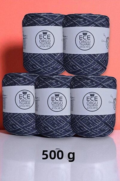 Ece Örgü Tasarım Atölyesi Sirius πολυώροφο μπλε ναυτικό μερσεριζέ βαμβάκι με ...