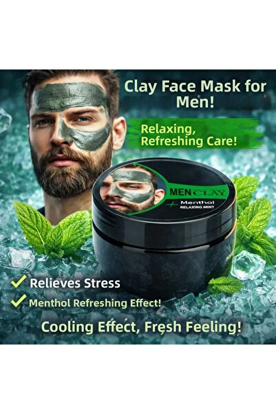 SETBEAUTY Natural Mint Skin Care Clay Mask 350 Gr