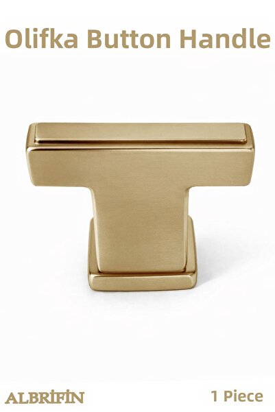Badem10 OLİFKA Λαβή με κουμπί Albrifin Χρώμα Ανθεκτικό Μεταλλικό Σώμα Μοντέρν...