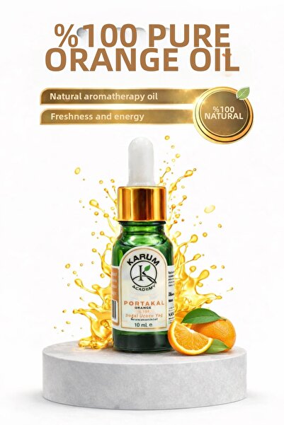 KARUM Orange Essential Oil 100% Pure and Natural Aromatherapy Oil with Glass ...