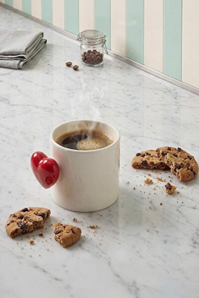 TRENDYOLMİLLA HOME كوب سيراميك على شكل قلب 280 سي سي TPHSS26UP00023