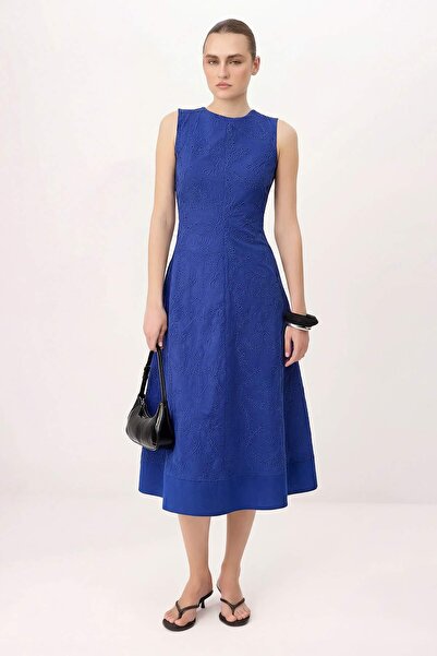 Συλλογή Trendyol μπλε κοβαλτίου Με λεπτομέρεια στην πλάτη Κεντητό Με φόδρα Φό...