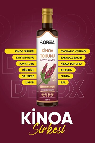 Clorea Kinoa Tohumu Detoks Sirkesi Dóğal Yöntem Detox Sirkesi
