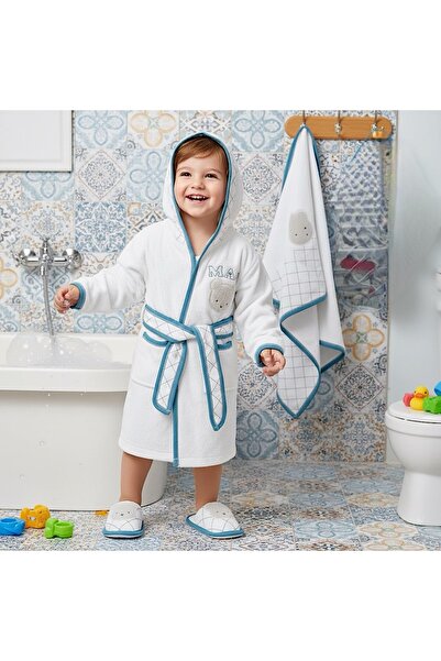 MİLAYS LİFE HOME COLLECTİON 0-2 Years Old Gaye Baby Boy Organic Cotton 4-Piec...