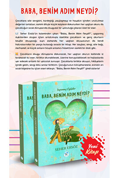 Yarım Ay Yayıncılık Baba, Benim Adım Neydi? - Seher Ersöz - Yaşanmış Öyküler