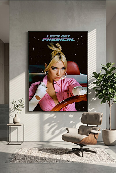 postercraft Poster din lemn Dua Lipa Let's Get Physical (fără ramă)