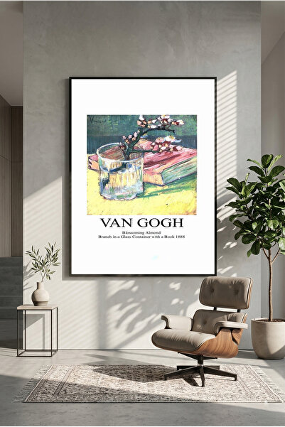 postercraft Poster/Tablou Modern pe Panou cu Artă Van Gogh: Migdale înflorite