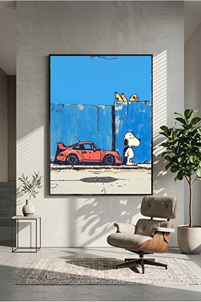 postercraft Snoopy Artă Retro Modernă Poster de Pictură pe Panou