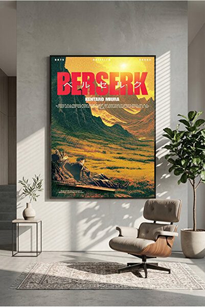 postercraft Poster de pictură pe lemn colorat Berserk (fără ramă)