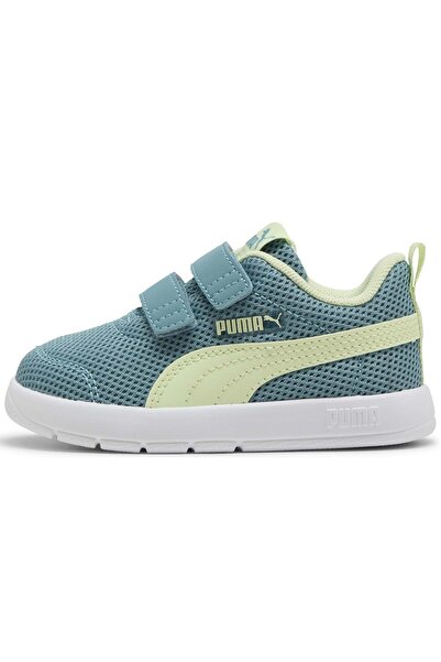 Puma Courtflex V3 Mesh Inf 398086 Bebek Ortopedik Spor Ayakkabı YEŞİL