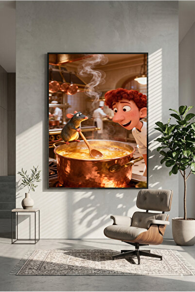 postercraft Ratatouille Animirana umetnost Moderna panelna slika poster