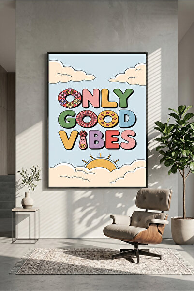postercraft Doar Vibrații Bune, Relaxare, Poster Modern de Artă Murală