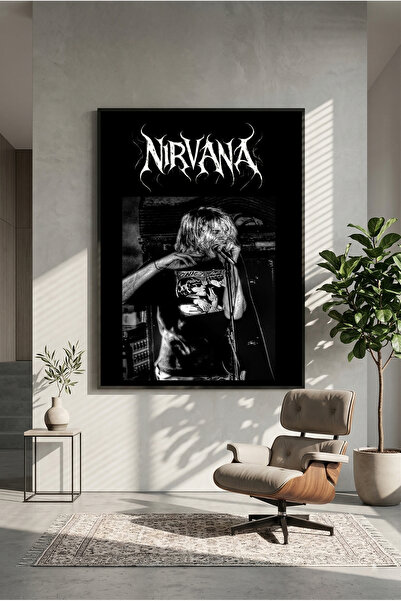 postercraft Nirvana Kurt Kobejn Drveni poster sa slikom (bez okvira)