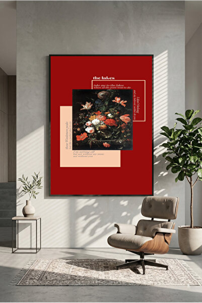 postercraft Αφίσα Ξύλινης Πίνακα Τέχνης The Lakes Minimal Art (Χωρίς πλαίσιο)
