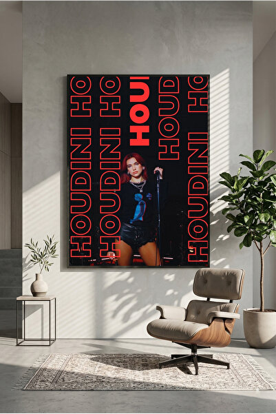 postercraft Poster din lemn pentru albumul Houdini al lui Dua Lipa (fără ramă)