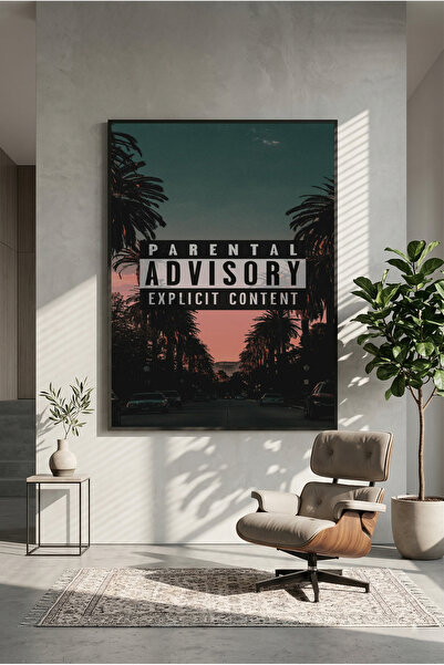 postercraft Poster din lemn în stil Miami relaxant (fără ramă)