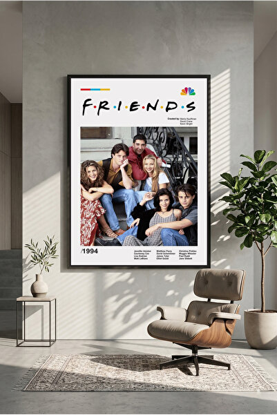 postercraft Friends 1994 Poster modern tip panou cu artă turnată în formă de ...