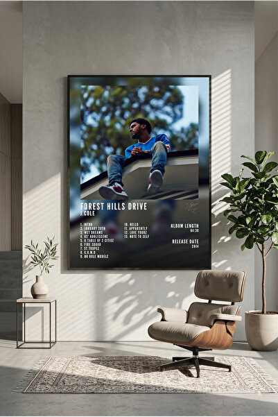 postercraft Poster din lemn J.Cole Forest Hill Drive (fără ramă)