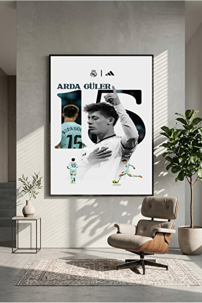 postercraft Arda Guler Real Madrid 15 Drveni poster (bez okvira)