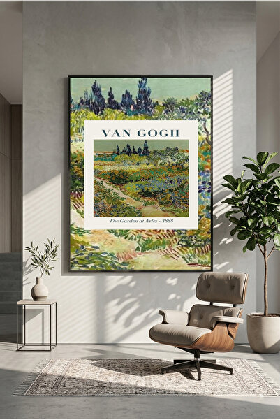 postercraft Van Gogh Vrt u Arlu Umjetnička drvena slika poster (bez okvira)