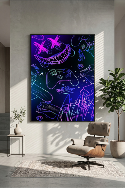postercraft Artă Game Over, Panou Modern, Poster de Pictură